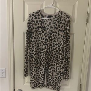 Leopard Print Cardigan